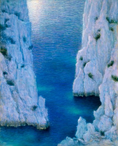 La Calanque, ca. 1936 von Lucien Levy-Dhurmer