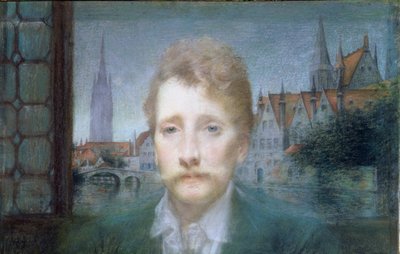 Georges Rodenbachin muotokuva tekijältä Lucien Levy-Dhurmer