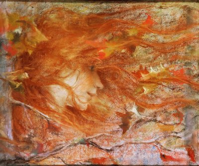 Tuulen puuska tekijältä Lucien Levy-Dhurmer