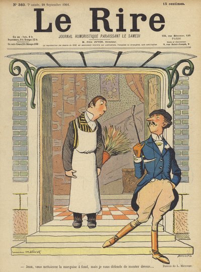 Kuvitus Le Rirelle tekijältä Lucien Metivet