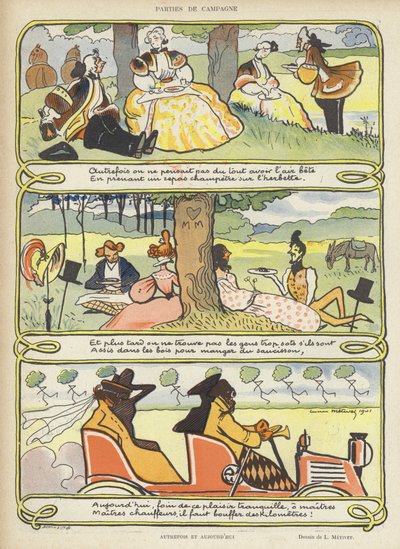 Kuvitus Le Rirelle tekijältä Lucien Metivet