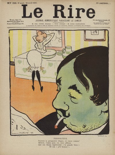 Kuvitus Le Rirelle tekijältä Lucien Metivet