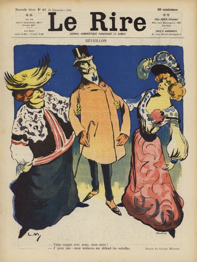Kuvitus Le Rirelle tekijältä Lucien Metivet