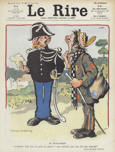 Kuvitus Le Rirelle tekijältä Lucien Metivet