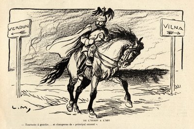 Le Rire rouge, satiirinen mustavalkoinen tekijältä Lucien Metivet