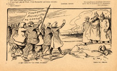 Le Rire rouge, satiirinen mustavalkoinen tekijältä Lucien Metivet