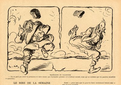 Le Rire rouge, satiirinen mustavalkoinen tekijältä Lucien Metivet