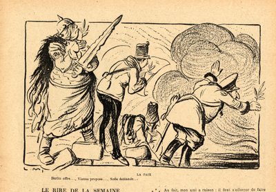 Le Rire rouge, satiirinen mustavalkoinen tekijältä Lucien Metivet