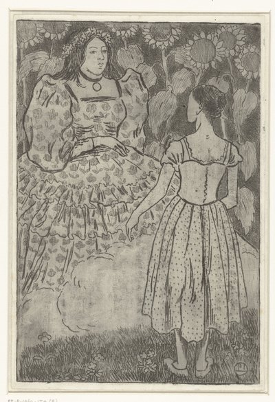 Keiju ilmestyy Cinderellalle tekijältä Lucien Pissarro