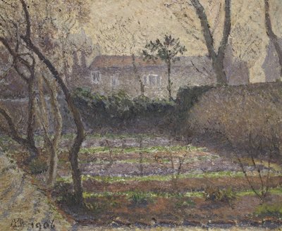 Hoar Frost, Chiswick, 1906 tekijältä Lucien Pissarro