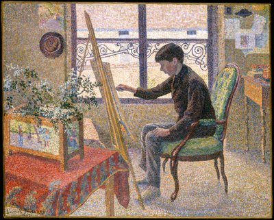 Studion sisätilat tekijältä Lucien Pissarro