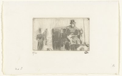 Kuljetus sateessa tekijältä Lucien Pissarro