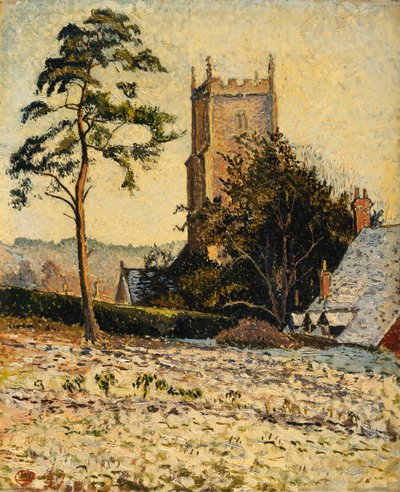 East Knoylen kirkko, Thaw tekijältä Lucien Pissarro
