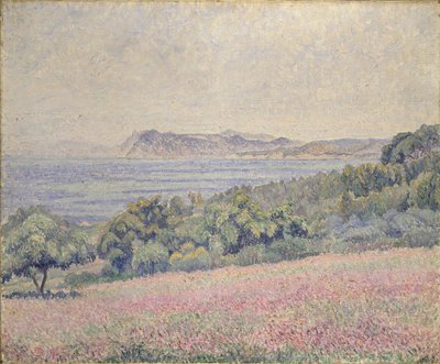 Thistles, Le Brusq, 1925 tekijältä Lucien Pissarro