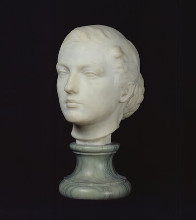 Jane Poupeletin johtaja (1878-1932) 1897 (marmori) tekijältä Lucien Schnegg