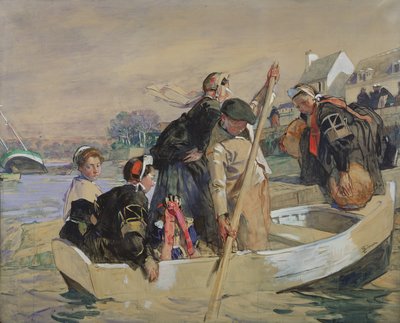 Breton kohtaus tekijältä Lucien Simon