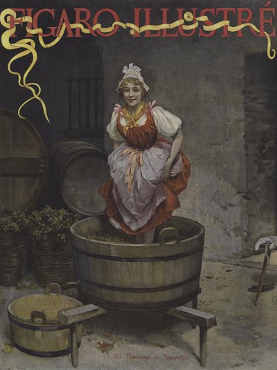 Jeannetonin sato. Le Figaro Illustren kansi, marraskuu 1895 tekijältä Lucius Rossi