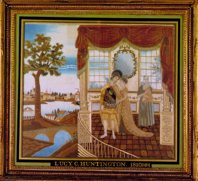 Hector jättää perheensä, 1810. tekijältä Lucy C Huntington