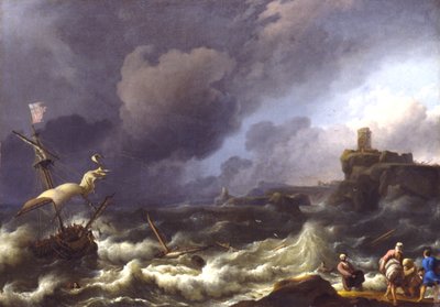 Myrsky, 1600-luvun loppu tekijältä Ludolf Backhuysen I
