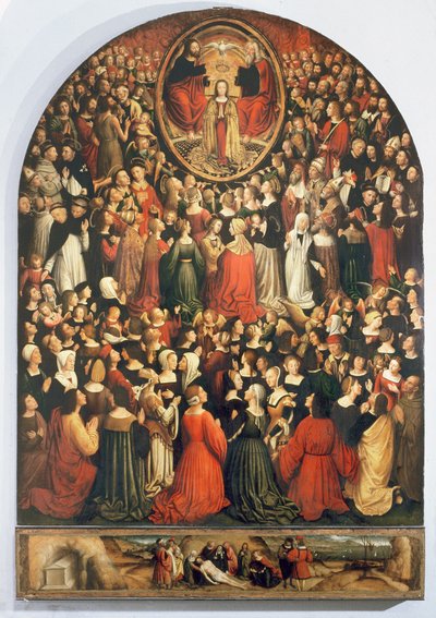 Neitsyen kruunaus, 1513 tekijältä Ludovico Brea