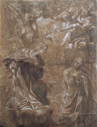 Annunciation tekijältä Ludovico Carracci
