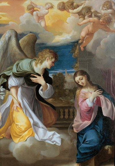 Annunciation tekijältä Ludovico Carracci