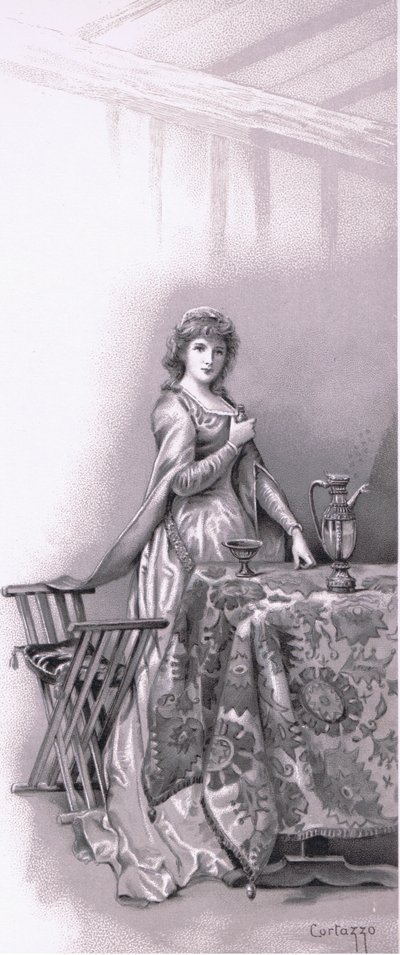 Lady Capulet: Herätä Julia, mene ja leikkaa hänet, kuva Romeosta ja Juliasta, tekijältä Ludovico Marchetti