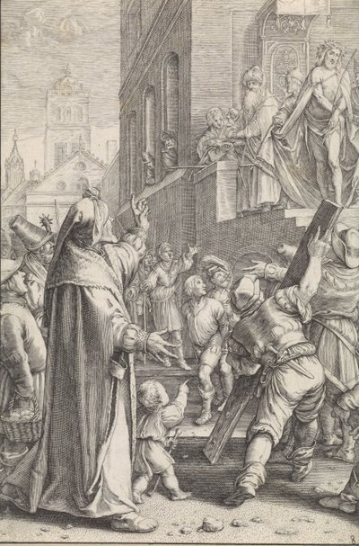 Kristus näytettiin ihmisille (Ecce homo) The Passion (sarjan nimi) tekijältä Ludovicus Siceram