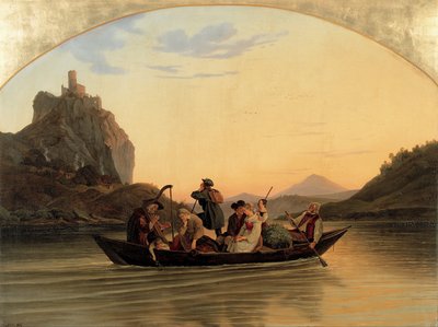Risteys Schreckensteinissa, 1837 tekijältä Ludwig Adrian Richter