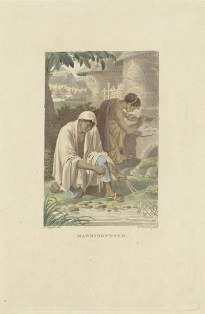 Mandinka, Länsi-Afrikan asukkaat Mandinguese (otsikko esineessä) tekijältä Ludwig Gottlieb Portman