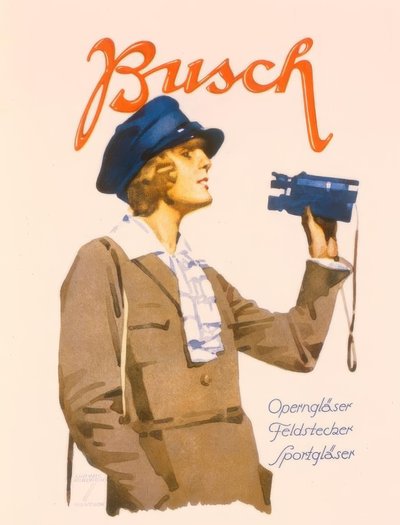 Busch oopperalasit kiikarit urheilulasit tekijältä Ludwig Hohlwein