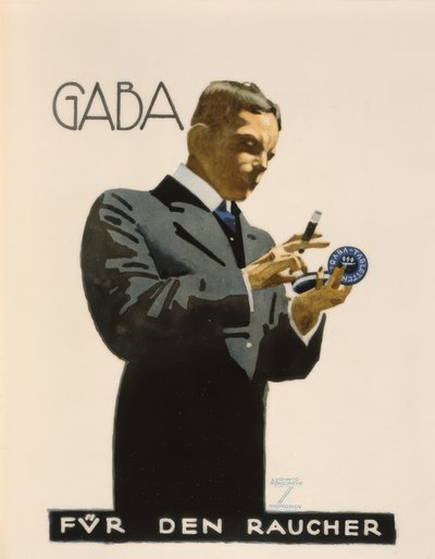 Gaba / tupakoitsijalle tekijältä Ludwig Hohlwein