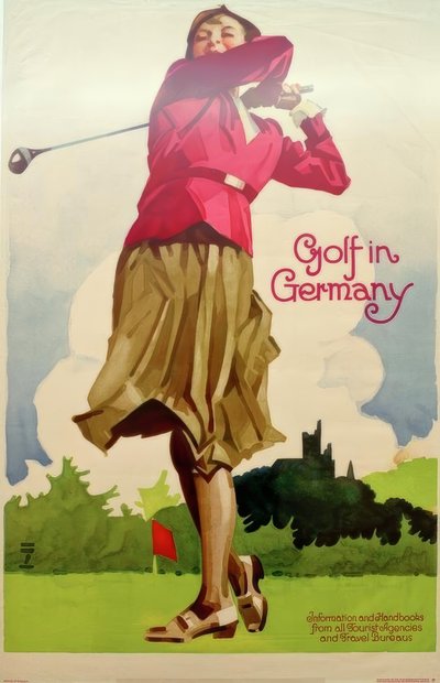 Golf Saksassa / Tietoa ja käsikirjoja kaikilta matkailutoimistoilta ja matkatoimistoilta tekijältä Ludwig Hohlwein