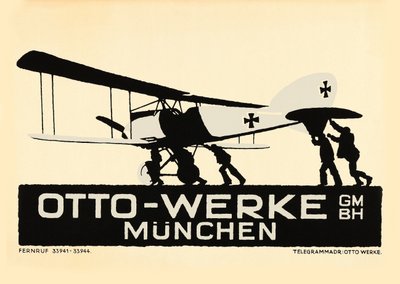 Otto-Werke, München, n. 1915 tekijältä Ludwig Hohlwein