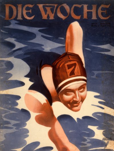 Naisuimari tekijältä Ludwig Hohlwein