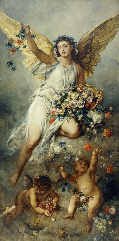 Flora ja Putti-Peace, tekijältä Ludwig Knaus