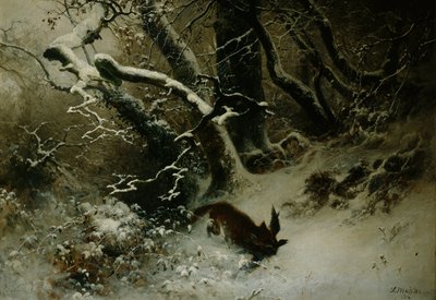 Talvimaisema tekijältä Ludwig Munthe