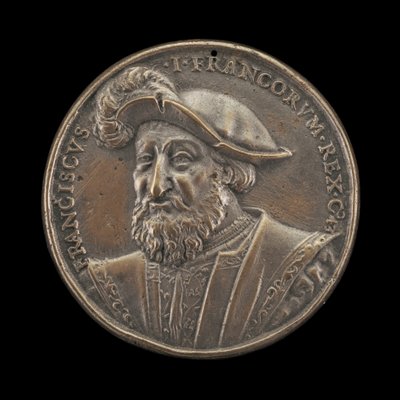 François I, 1494-1547, Ranskan kuningas 1515 [kannepuoli], 1537. tekijältä Ludwig Neufahrer