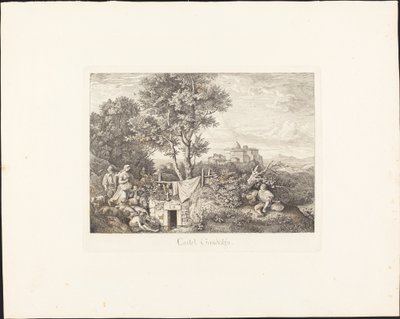 Castel Gandolfo tekijältä Ludwig Richter
