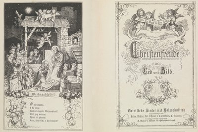 Kristillinen ilo laulussa ja kuvassa, 1855. tekijältä Ludwig Richter
