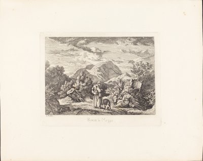 Rocca di Mezzo tekijältä Ludwig Richter