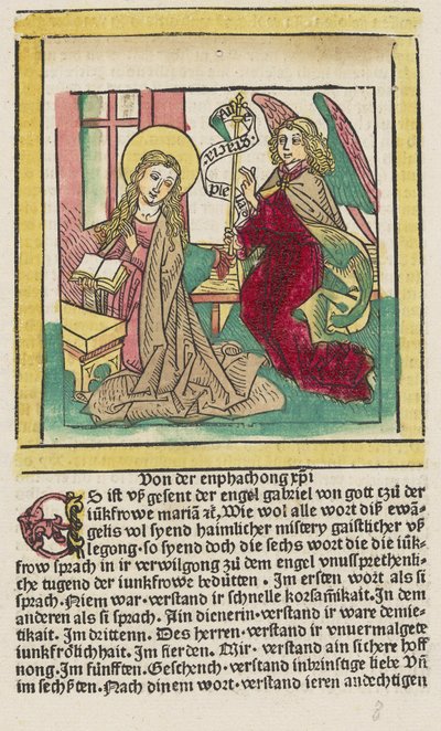 Gaistliche usslegong des lebes Jhesu Cristi tekijältä Ludwig Schongauer, German 15th Century, Ludolph of Saxony