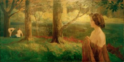 Ilta-aurinko tekijältä Ludwig von Hofmann