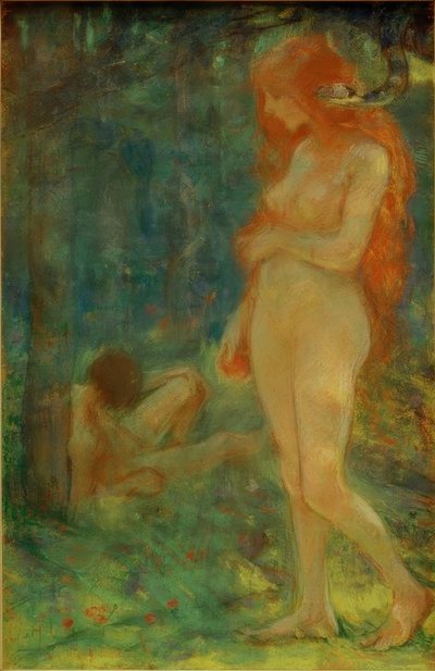 Adam ja Eva tekijältä Ludwig von Hofmann
