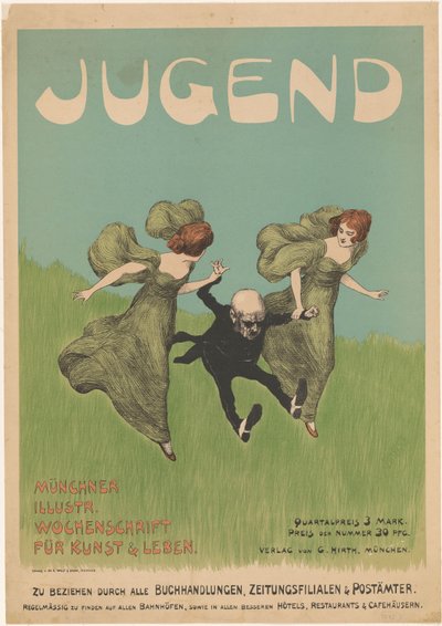 Jugend-lehden juliste tekijältä Ludwig von Zumbusch
