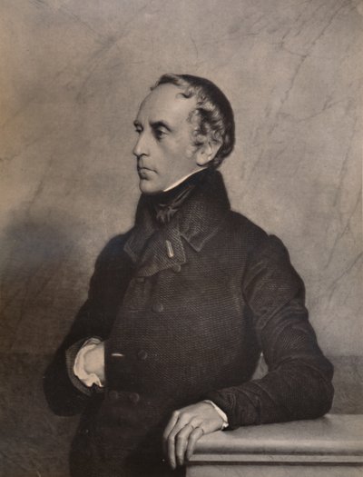 Francois Pierre Guillaume Guizot, ranskalainen poliitikko ja historioitsija, 1800-luku 1894 tekijältä Luigi Calamatta