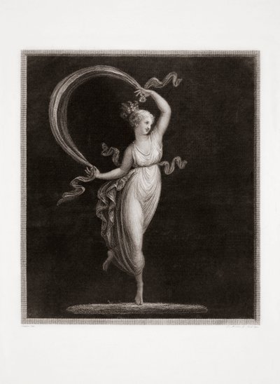 Tanssiminen. Kaiverrus Luigi Cunego. Suunnittelija Antonio Canova. tekijältä Luigi Cunego