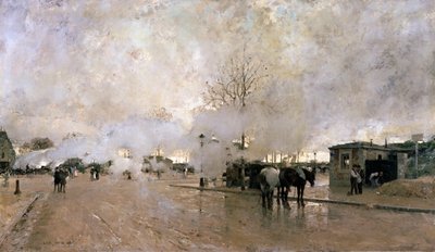 Savu Pariisin kiertoradalla, 1885. tekijältä Luigi Loir