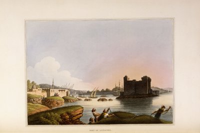 Latachian satama, 1810 tekijältä Luigi Mayer