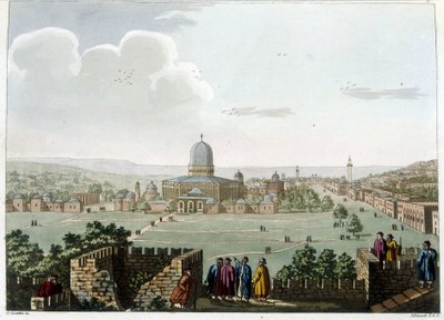 Salomon temppeli (Mosquee a Jerusalem) - "" Näkymät ottomaanien valtakunnilla, Euroopassa, Aasiassa ja joillakin Välimeren saarilla"" alkuperäisistä piirustuksista, jotka on ottanut Luigi Mayer, Lontoo tekijältä Luigi Mayer